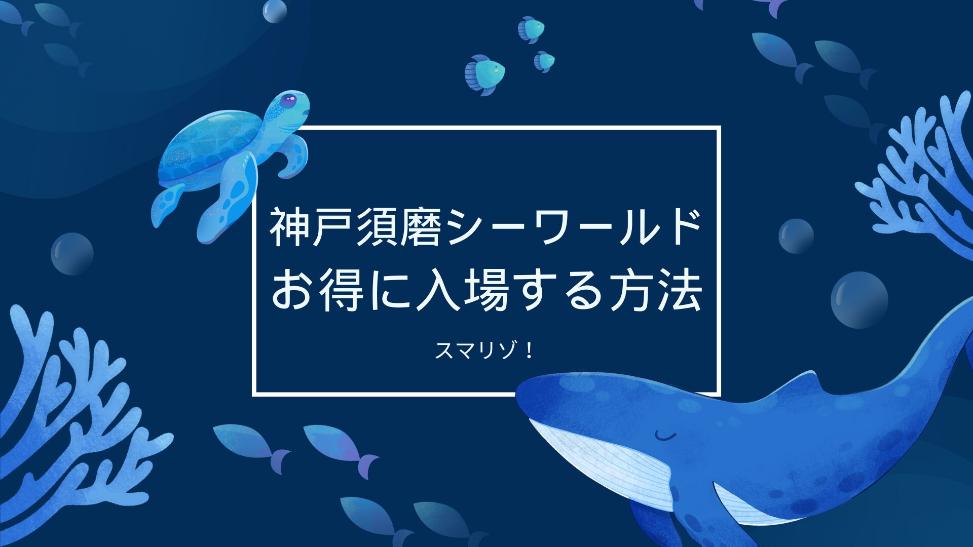 【お得】神戸須磨シーワールドの入場はコンビニ前売り券や割引クーポン・セットプランを活用しよう！